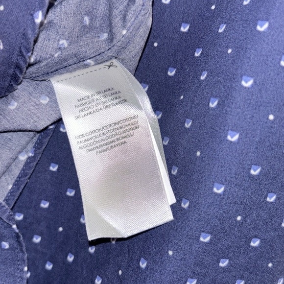 Ralph Lauren Shirt Navy Blue Short Sleeve Button Down Collar Men sz LG Slim Fit - Picture 5 of 5